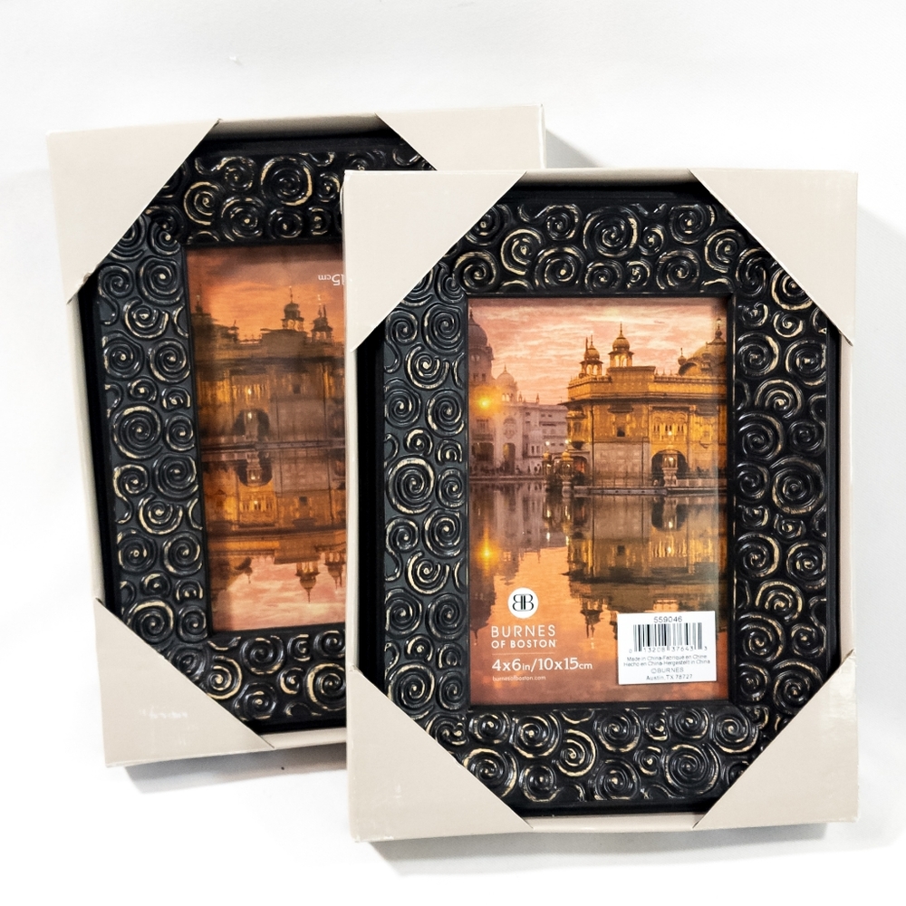 Burned of Boston Picture Frame Set of Two 4 x 6